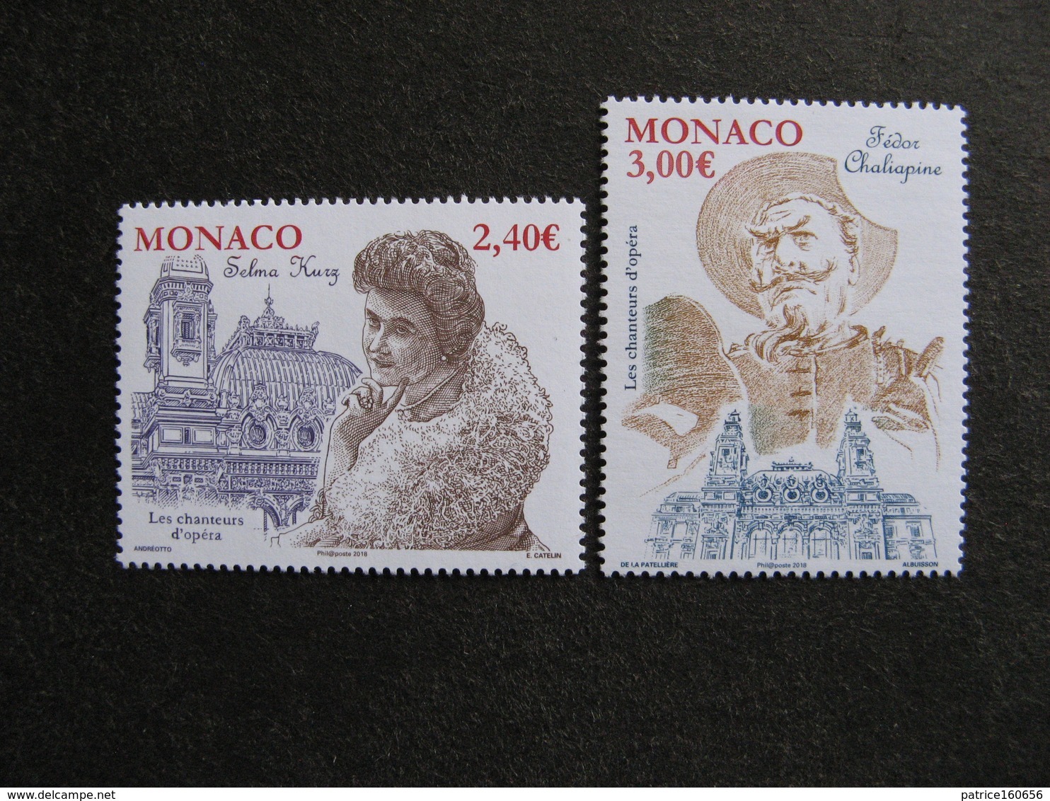 Monaco:  TB Paire  N°3131 Et 3132 , Neufs XX . - Unused Stamps