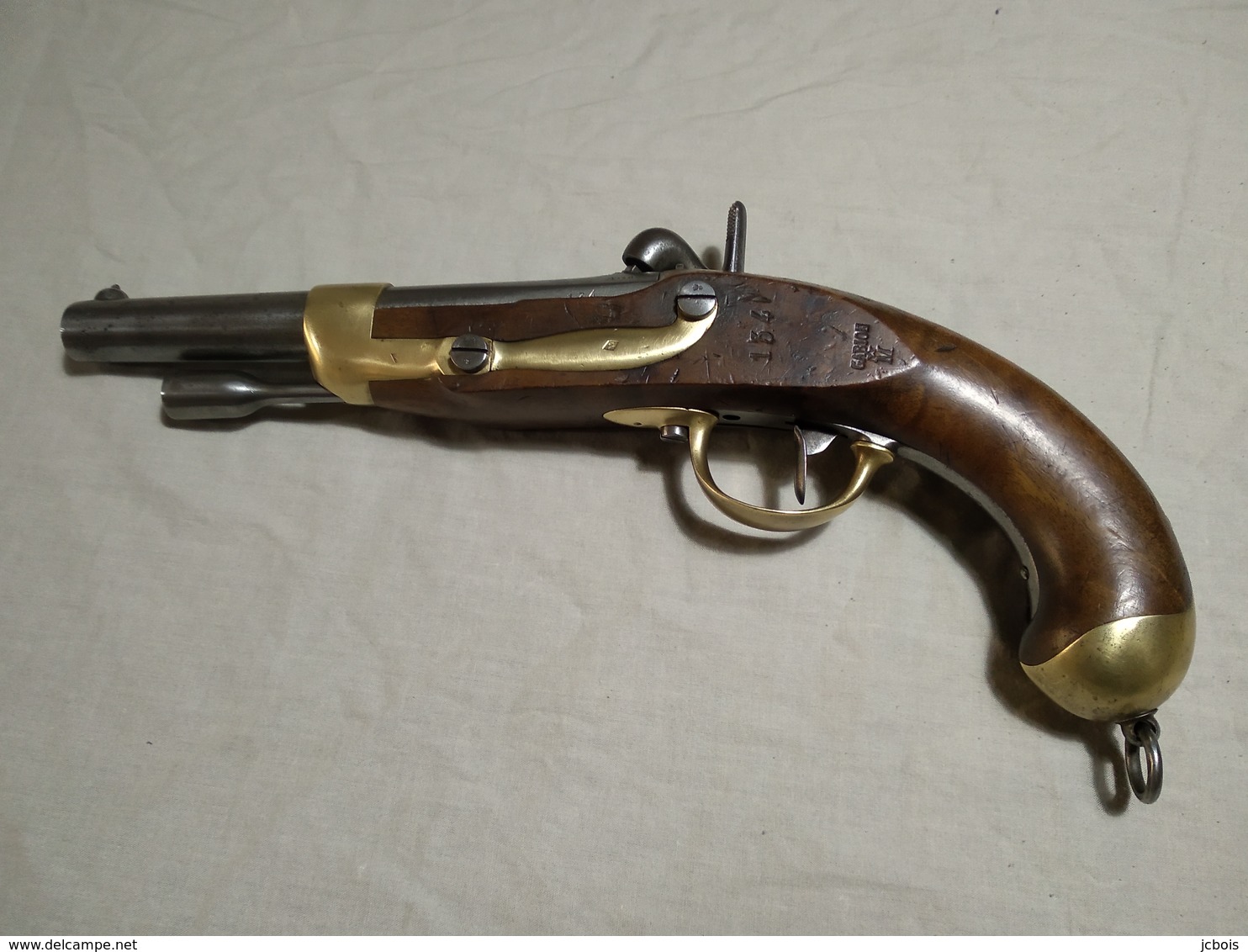 Pistolet De Cavalerie Ou D'arçon à Percussion 1822 T Bis Maubeuge An 1824 Mono Matricule - Other & Unclassified