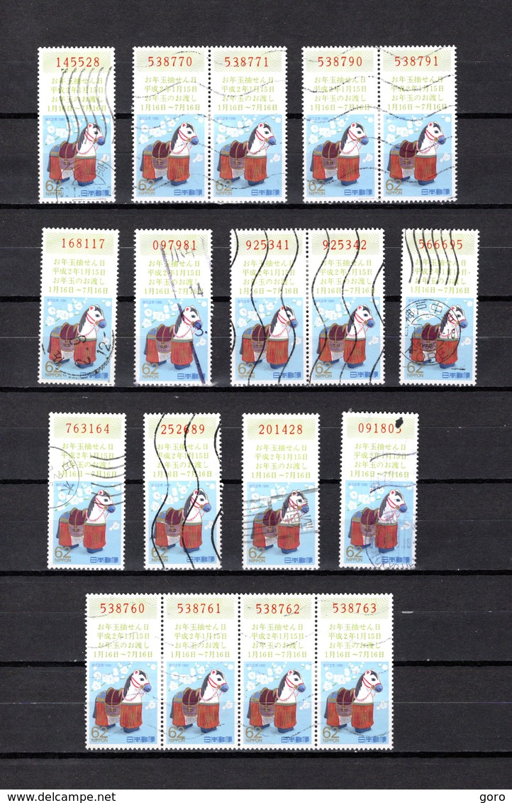 Japón  1989 . Y&T Nº  1786    (  X 18  ) - Used Stamps