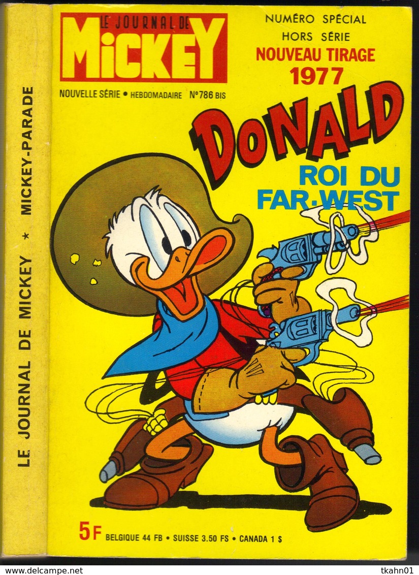 MICKEY-PARADE N° 786-BIS " DONALD ROI DU FAR-WEST " - Mickey Parade