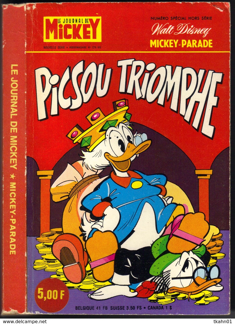 MICKEY-PARADE N° 1275-BIS " PICSOU TRIOMPHE " - Mickey Parade