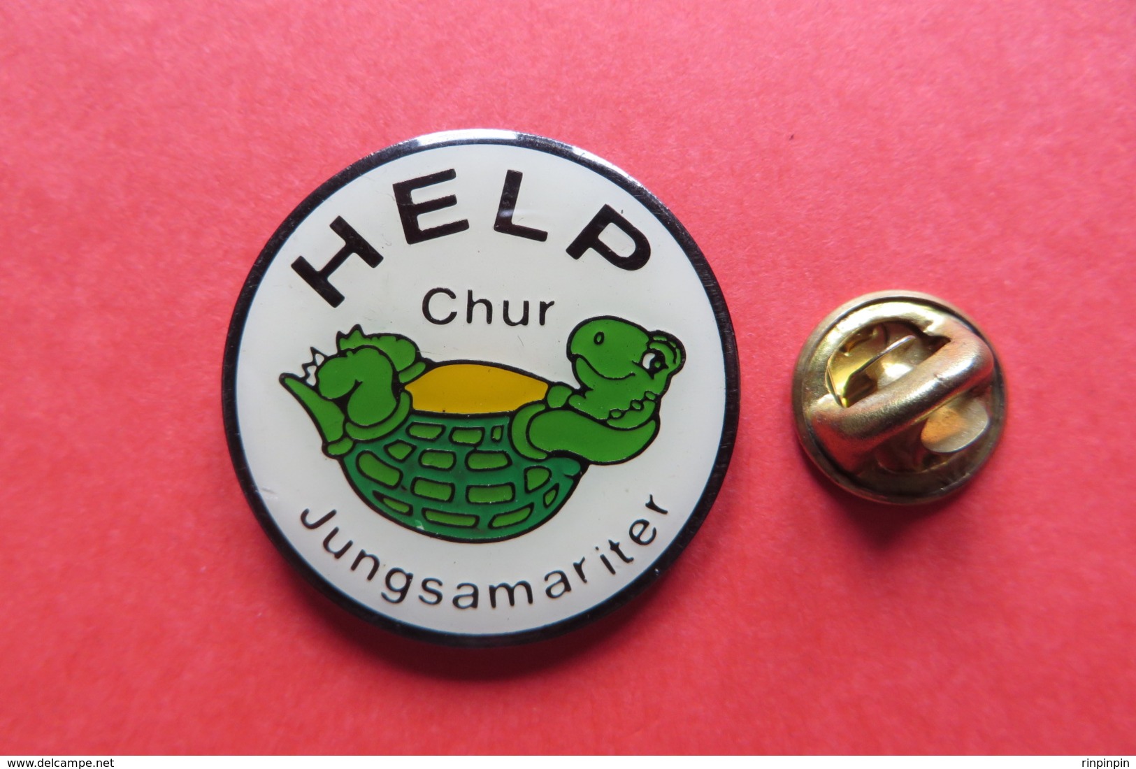 Pin's,HELP, Jungsamariter Chur,tortue,turtle,Schildkröte - Animaux