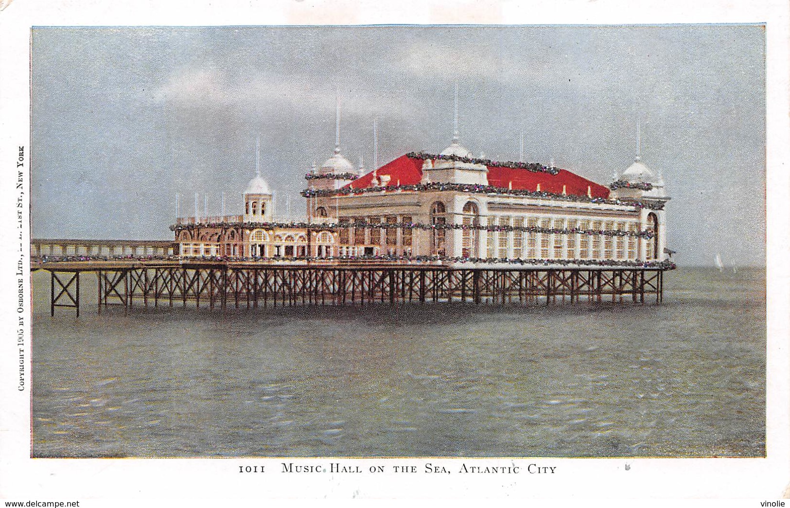 A-19-2531 :  MUSIC HALL ON THE SEA.  ATLANTIC CITY. - Atlantic City