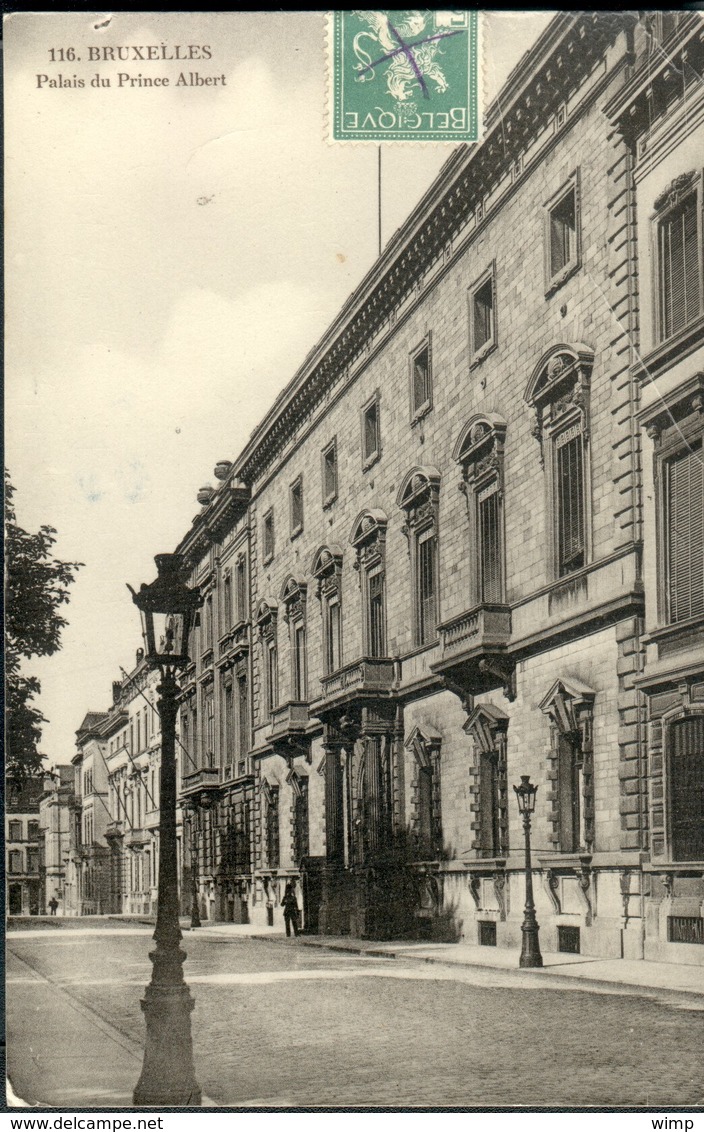 BRUXELLES :  Palais Du Prince Albert - Monuments, édifices