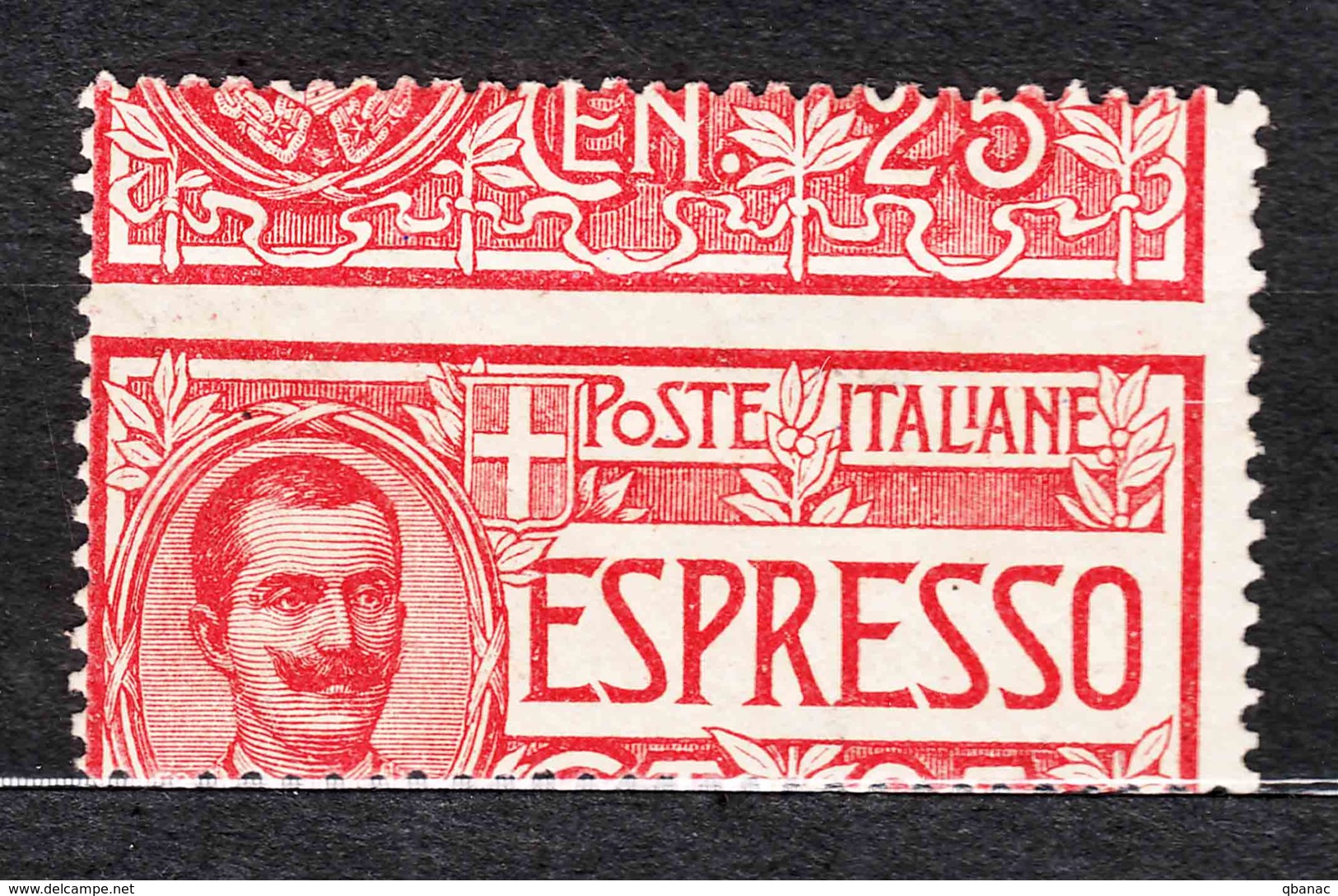 Italy Kingdom 1903 Express Mail, Espressi Sassone#1 Mint Never Hinged, Error Freak - Exprespost