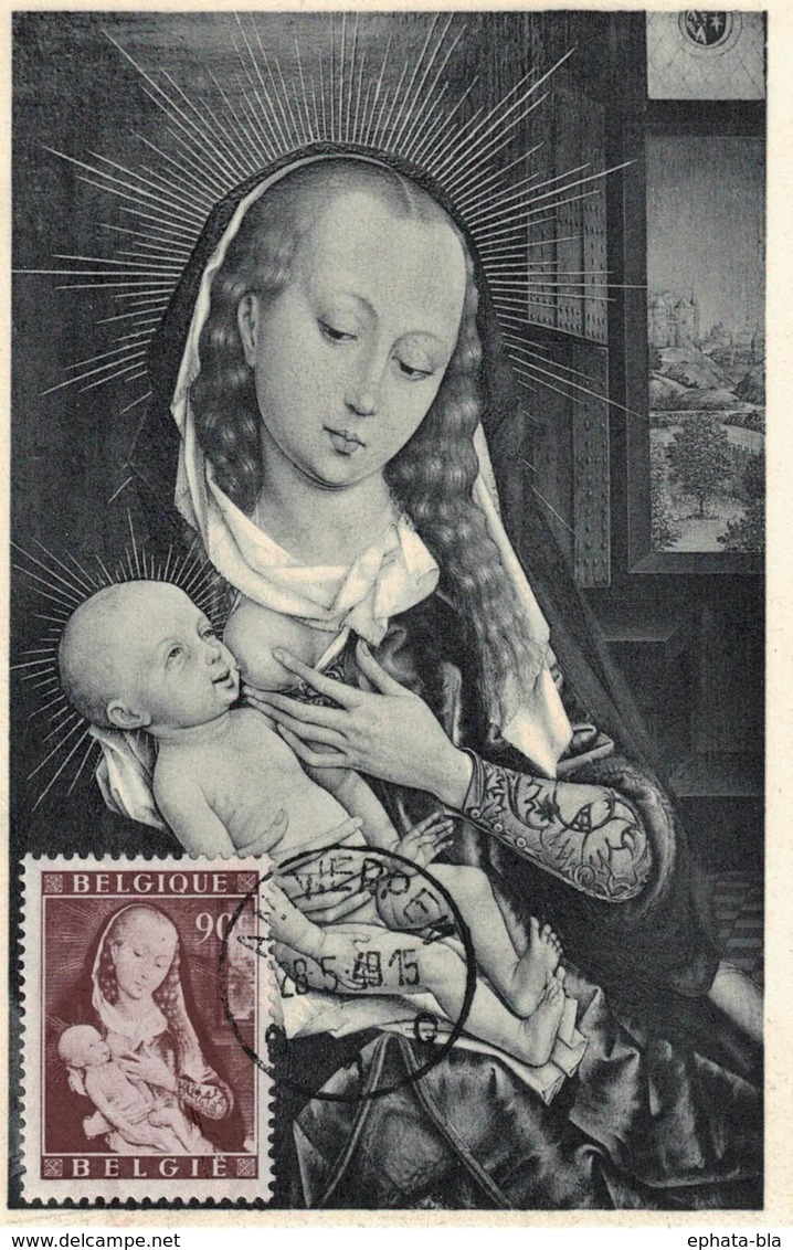 Belgique. Tableaux De Jordaerns Et Van Der Weyden 1949. COB N° 795/97. Anvers - Tournai - ....-1951