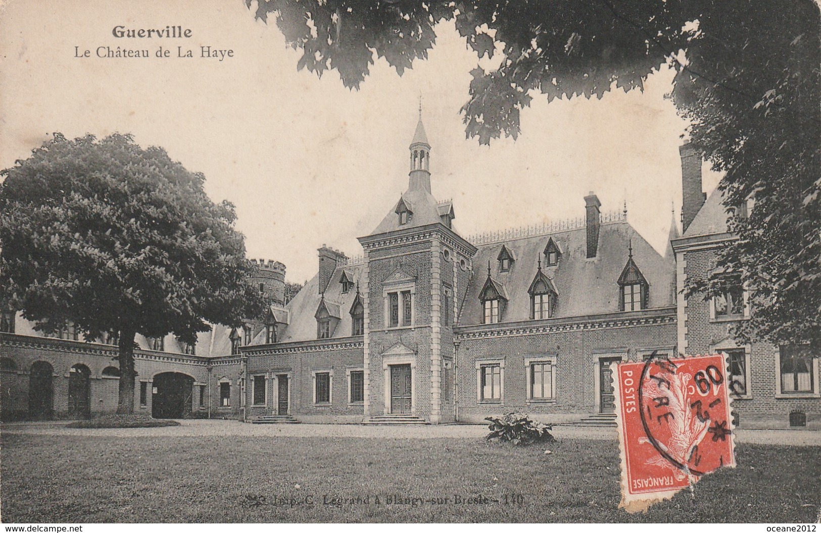 76 Guerville. Chateau De La Haye - Autres & Non Classés