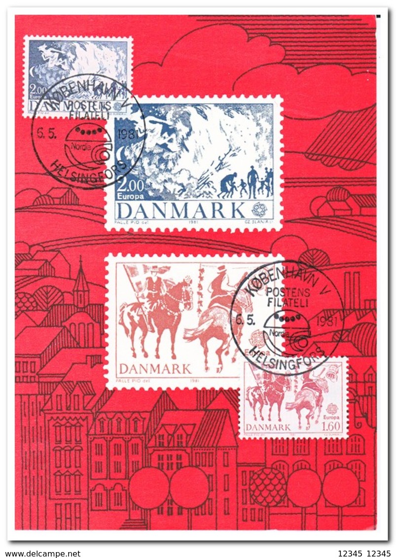 Denemarken 1981, Europe, Cept, Folklore - Maximumkarten (MC)