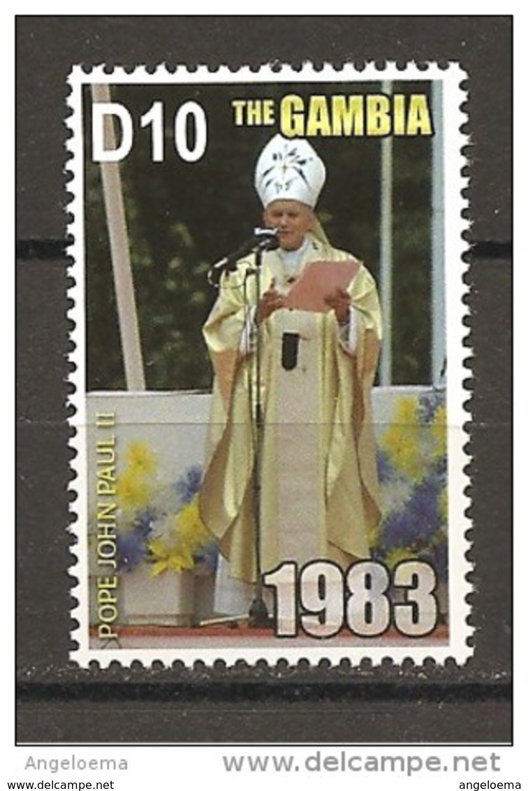 GAMBIA - 2005 Papa GIOVANNI PAOLO II Nuovo** MNH - Papi