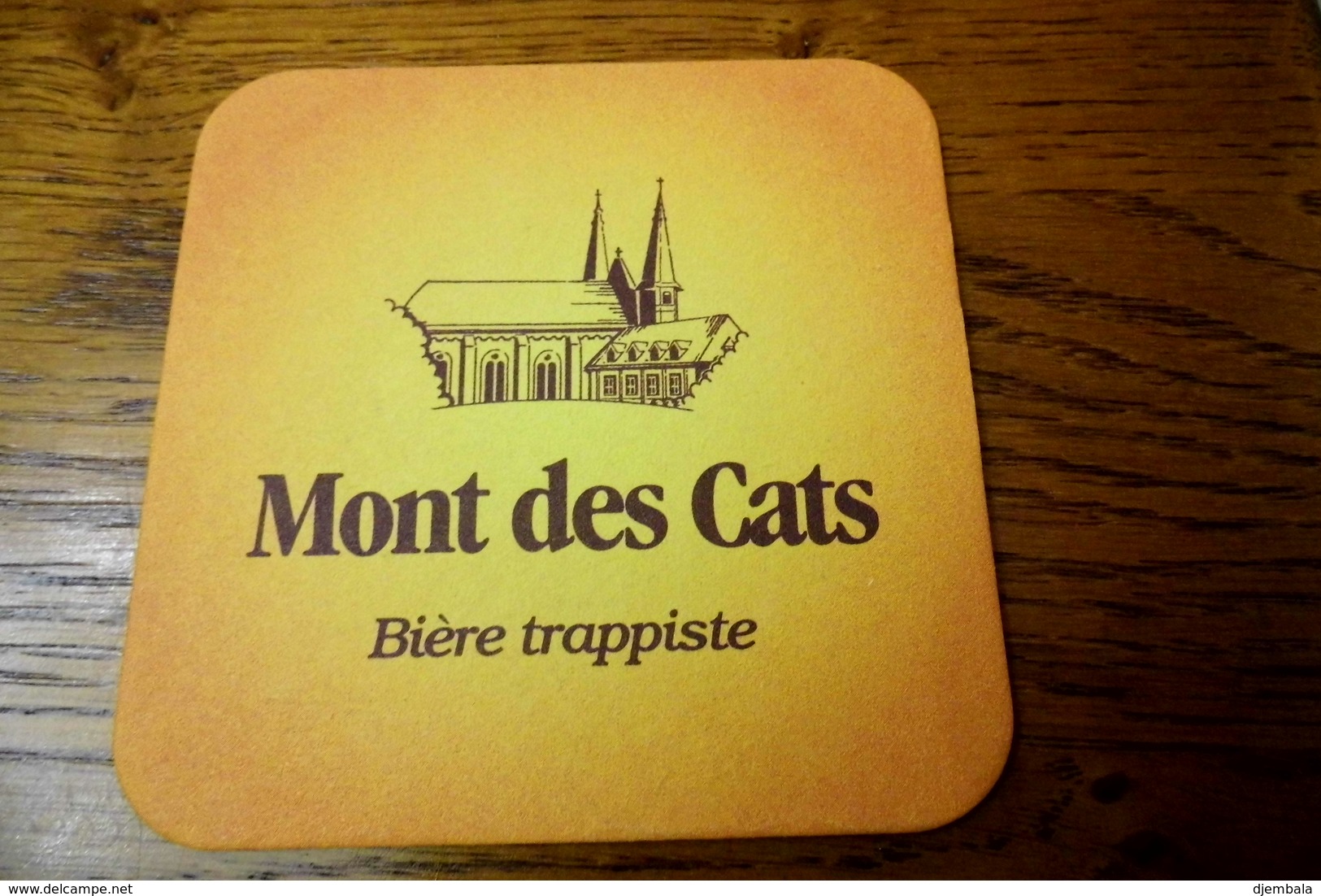 Sous Bock BIERE TRAPPISTE  MONT DES CATS - Sous-bocks