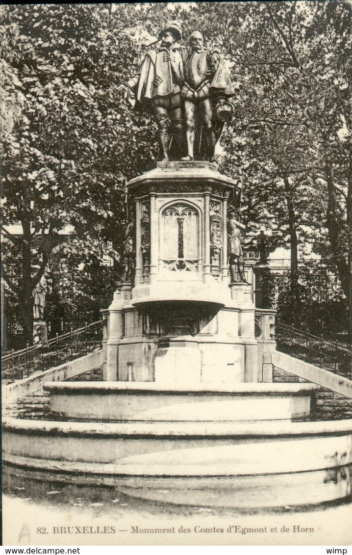 BRUXELLES : Monument Des Comtes D'Egmont Et Horn - Monuments, édifices