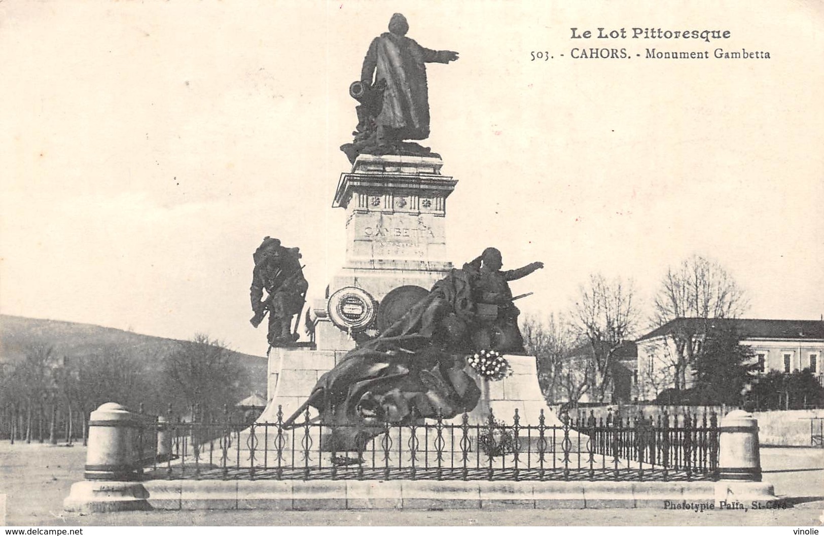 A-19-2575 : OBLITERATION DEPOT DES PRISONNIERS DE GUERRE. CAHORS. LOT  19 FEVRIER 1917. - WW I