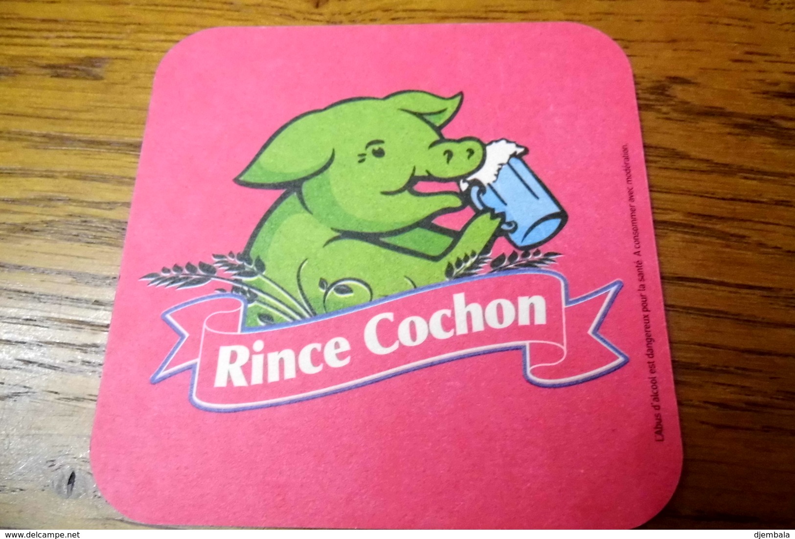 Sous Bock Bière  BIERE  RINCE COCHON - Sous-bocks