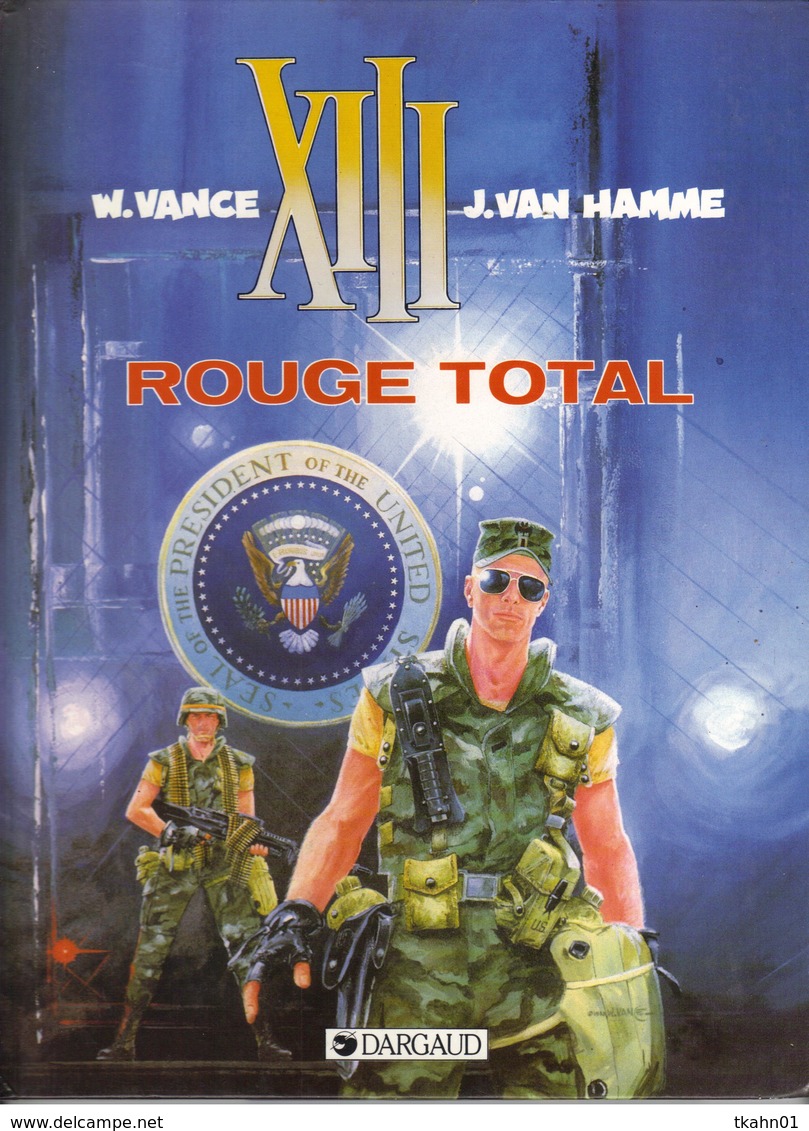 XIII   " ROUGE TOTAL " DARGAUD DE 1991 - XIII