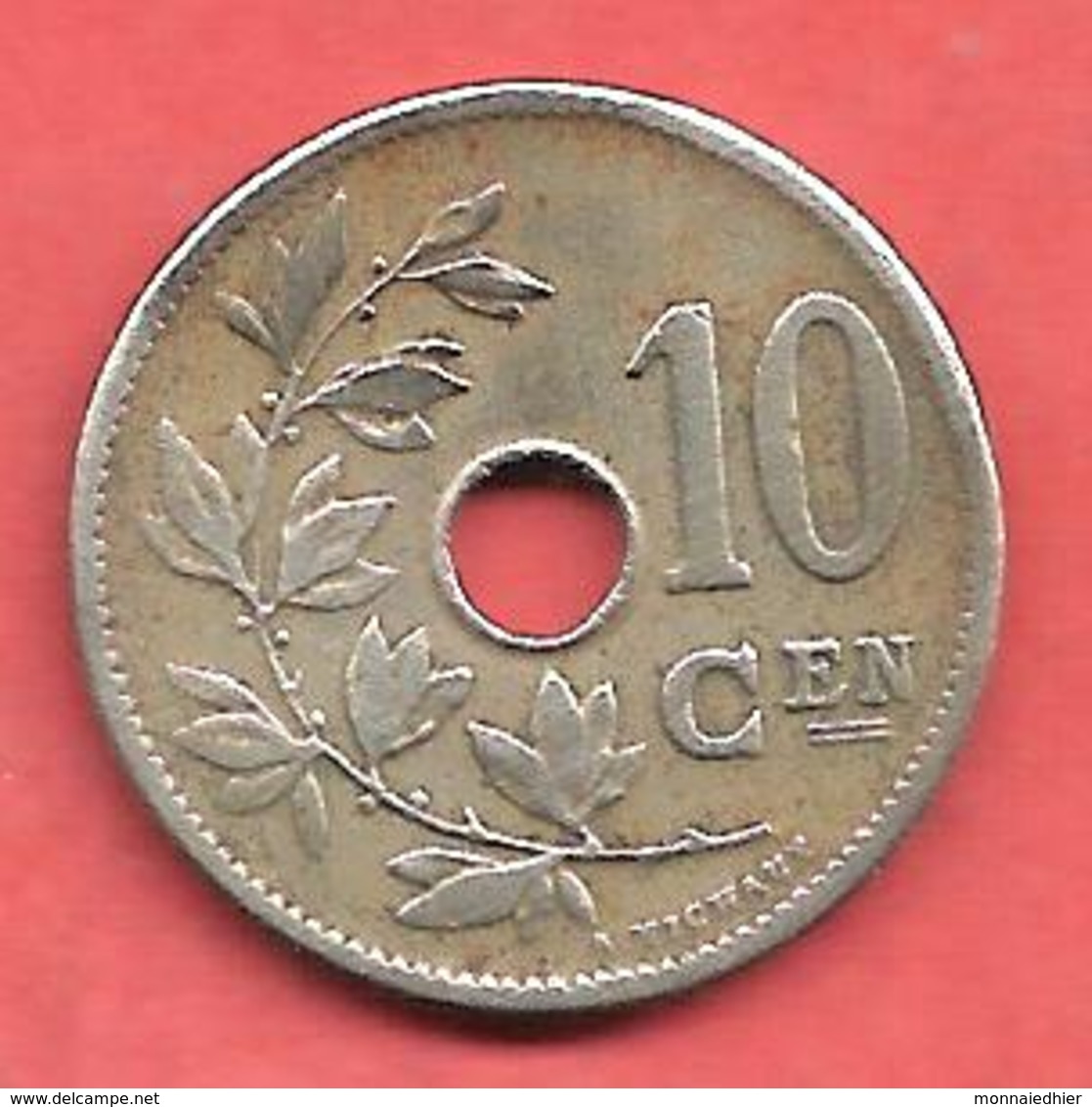 10 Centimes , BELGIQUE , " BELGIE " , Cupro-Nickel , 1904 , N° KM # 53 - 10 Centimes