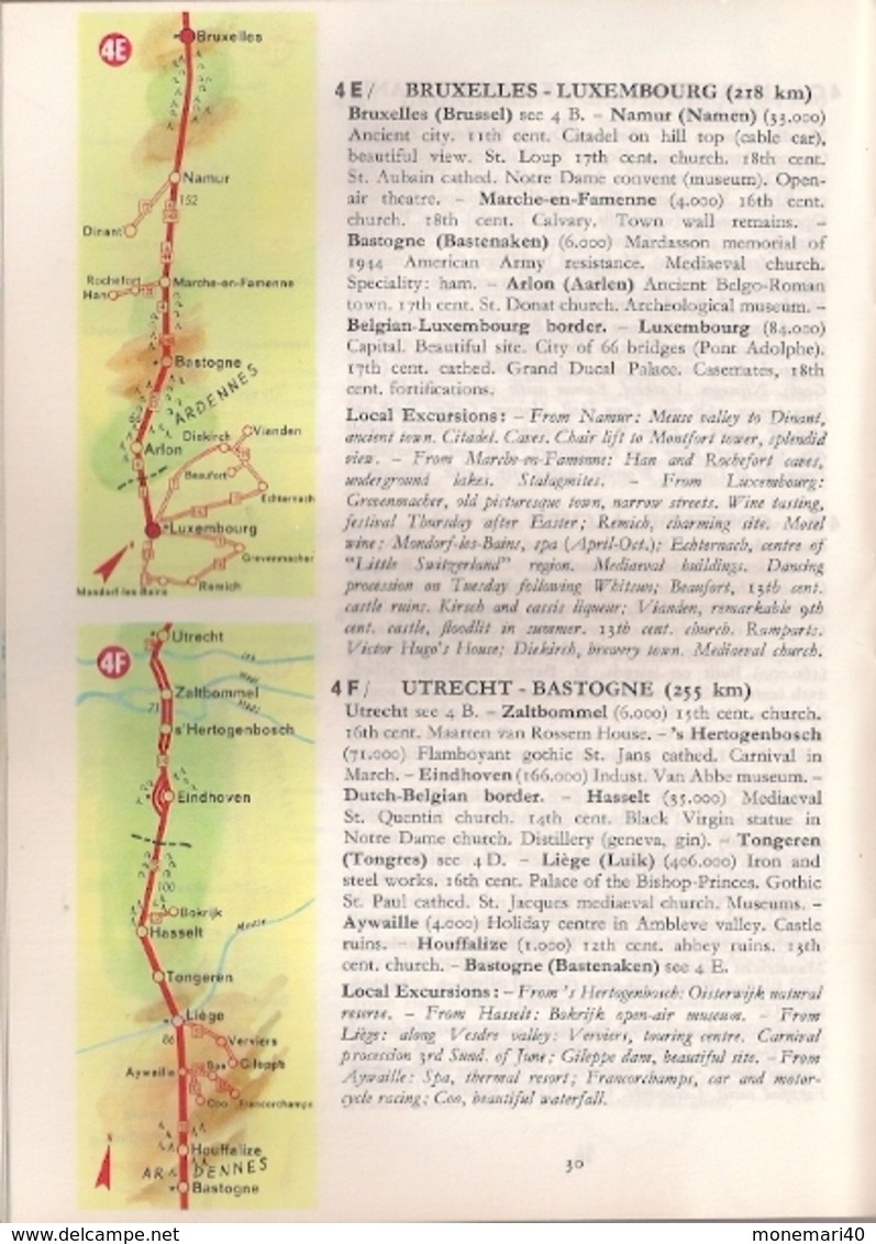 EUROPEAN ROAD GUIDE (GUIDE TOURISTIQUE avec CARTES ROUTIÈRES et AUTRES) - ESSO (18)