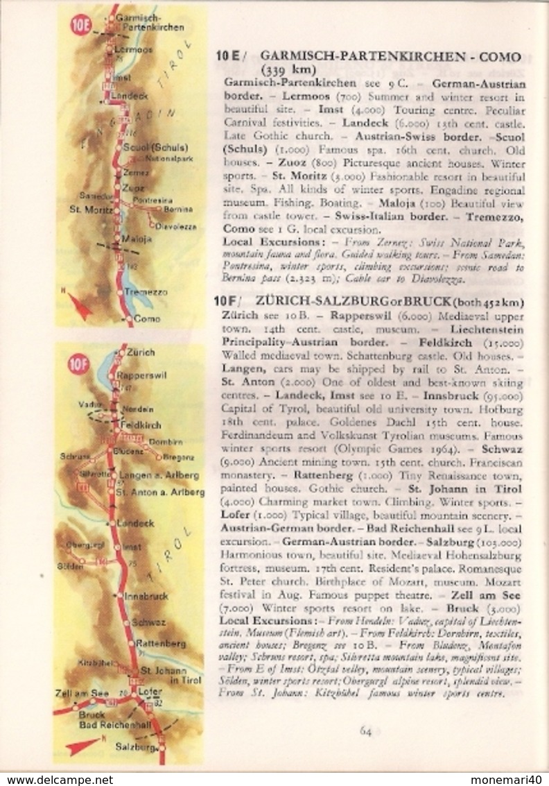 EUROPEAN ROAD GUIDE (GUIDE TOURISTIQUE avec CARTES ROUTIÈRES et AUTRES) - ESSO (18)