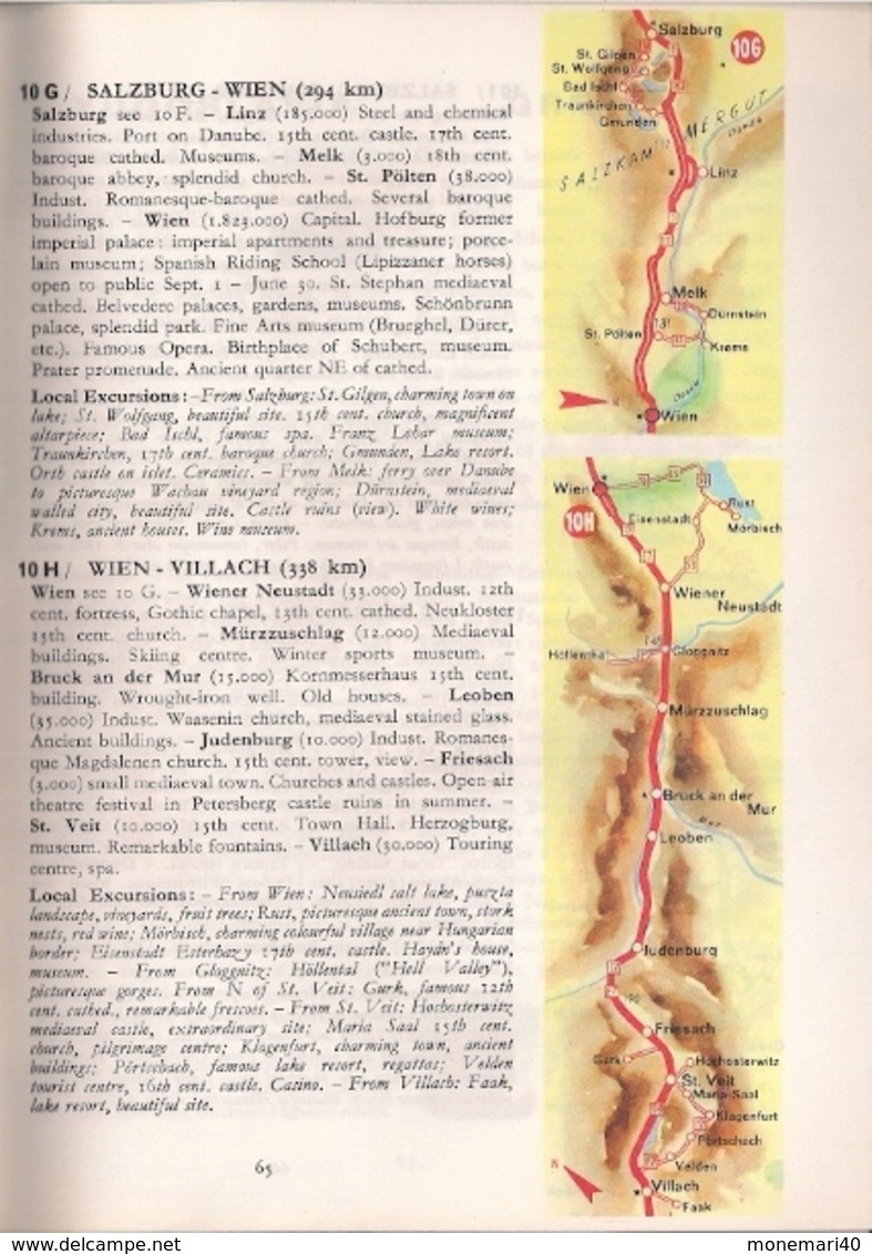 EUROPEAN ROAD GUIDE (GUIDE TOURISTIQUE avec CARTES ROUTIÈRES et AUTRES) - ESSO (18)