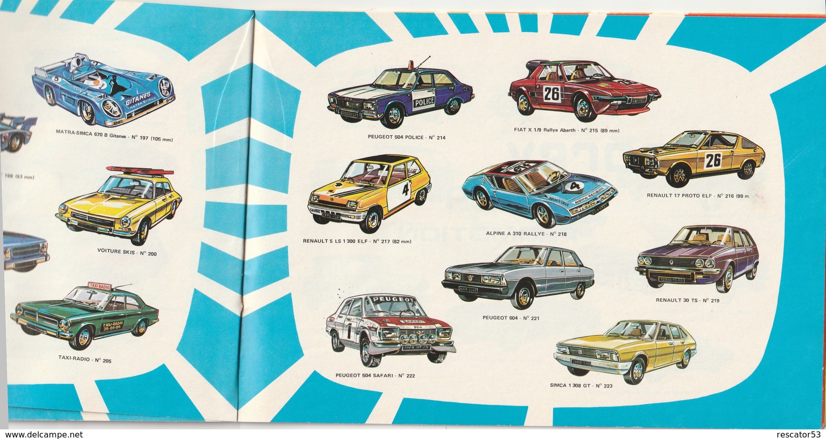 Rare Catalogue Petite Voiture Norev De 1976-1977 - Catalogues & Prospectus