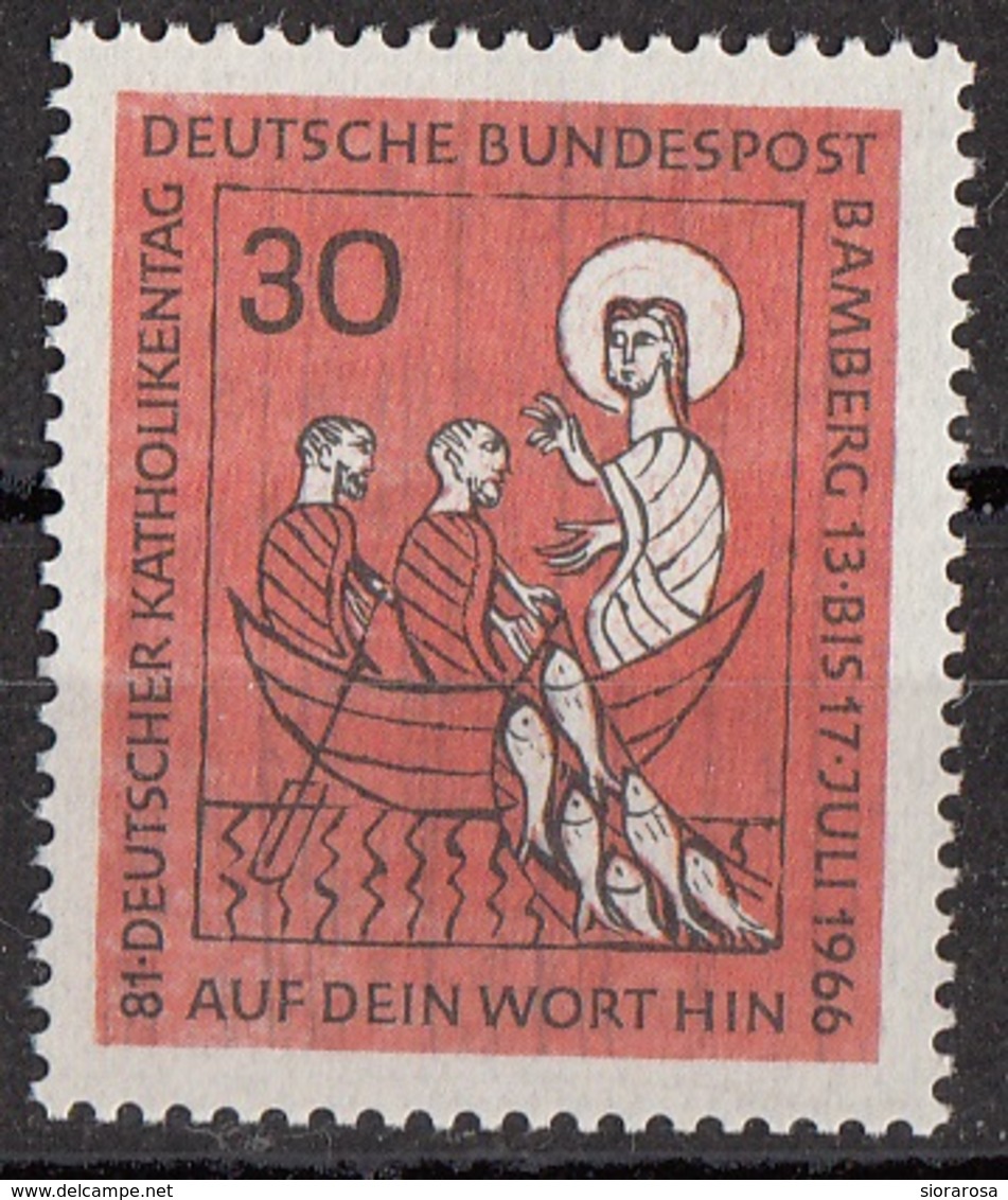 Germania 1966 Sc. 961 Pesca Miracolosa - The Miraculous Draught Nuovo MNH Germany - Christentum