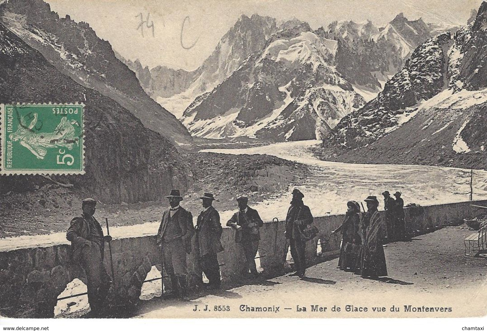 74  CHAMONIX MONT  BLANC  MONTENVERS MER DE GLACE Editeur: JULLIEN FRERES Numéro: JJ 8553 - Chamonix-Mont-Blanc