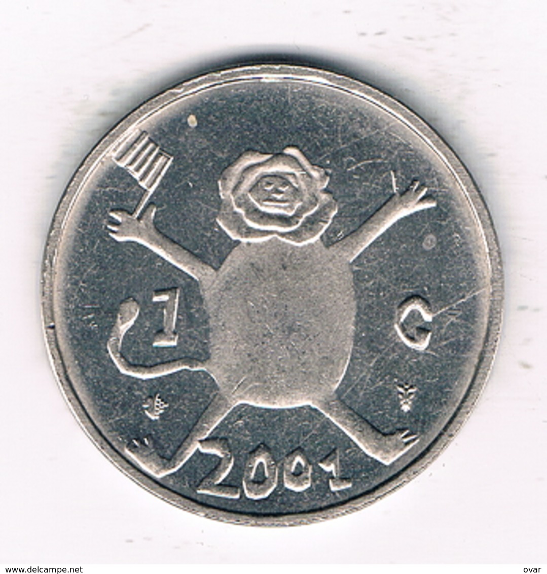 1 GULDEN 2001 NEDERLAND/ 1572/ - 1980-2001 : Beatrix