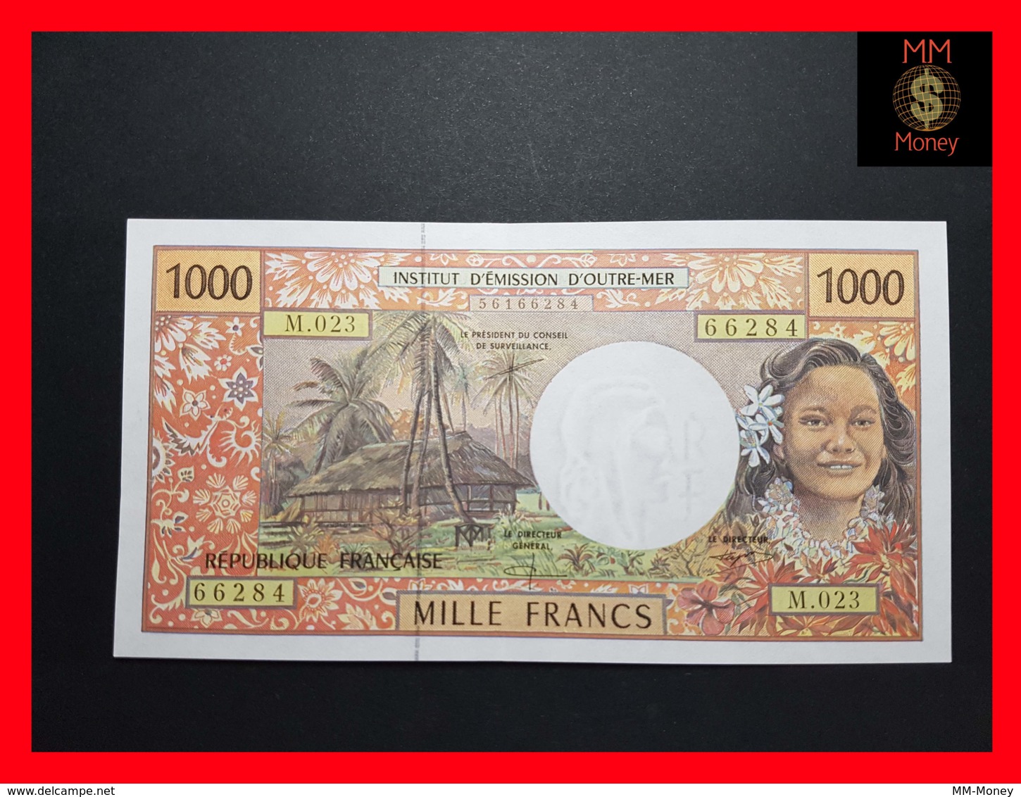 FRENCH PACIFIC TERRITORIES  1.000 1000 Francs 2000  P. 2  Sig. 7  AU - Territori Francesi Del Pacifico (1992-...)