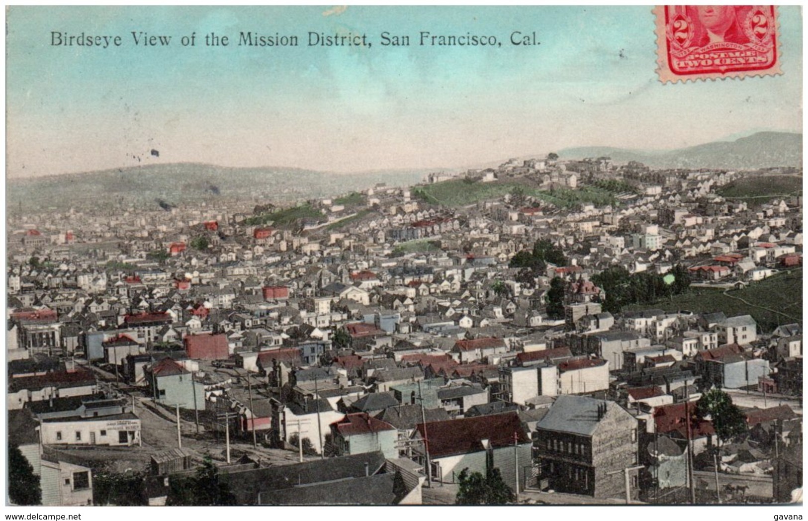 CA Birdseye View Of The Mission District, SAN FRANCISCO - San Francisco