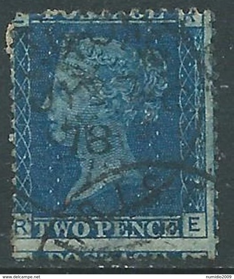 1858-79 GREAT BRITAIN USED SG 47 2d PLATE 15 (RE) - F24-5 - Oblitérés