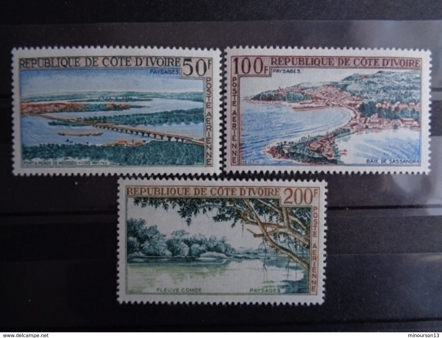 COTE D'IVOIRE 1963 P.A. Y&T N° 26 à 28 ** - PAYSAGES - Côte D'Ivoire (1960-...)