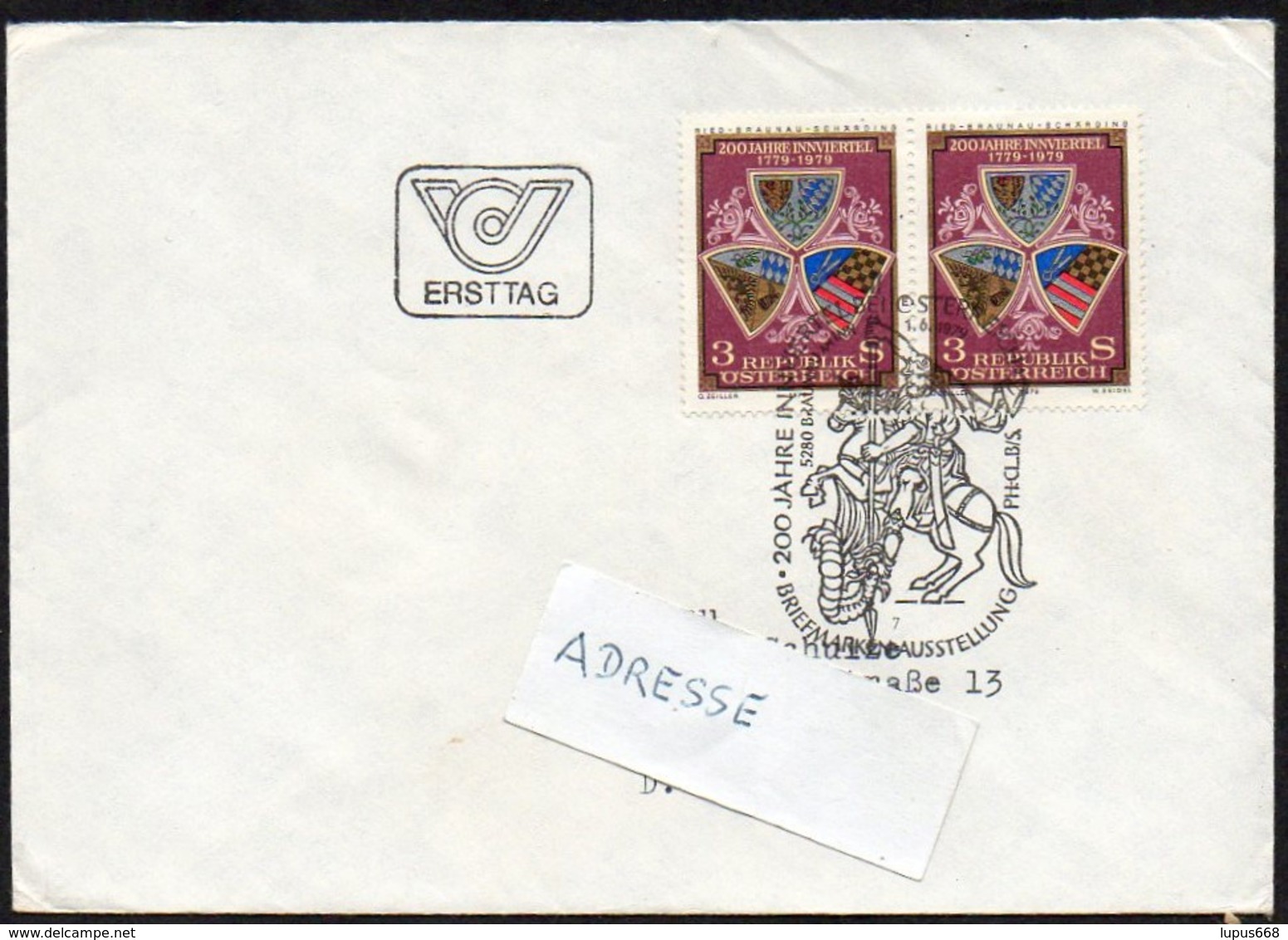 Österreich 1979 MiNr. 1610 (2)   Ersttag ;  200 Jahre Innviertel - FDC