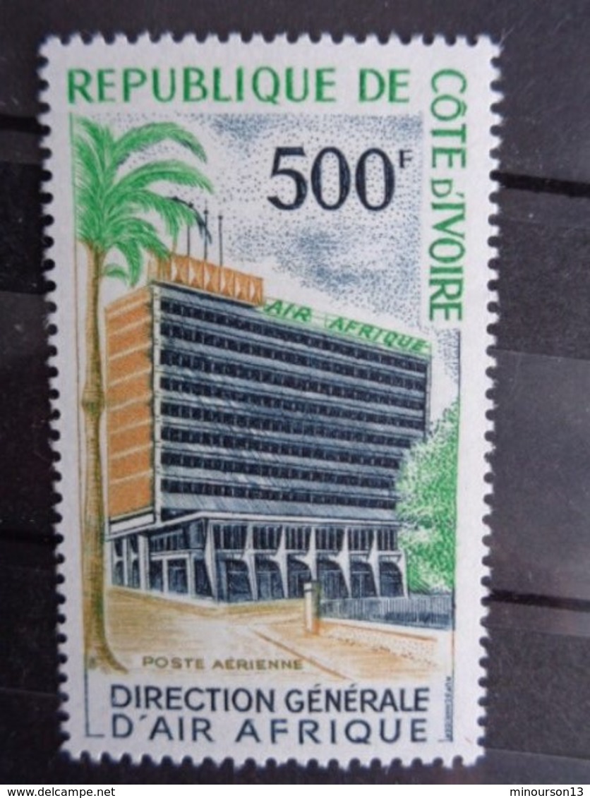 COTE D'IVOIRE 1967 P.A. Y&T N° 37 ** - INAUGURATION DE LA DIRECTION GENERALE " AIR AFRIQUE " - Côte D'Ivoire (1960-...)