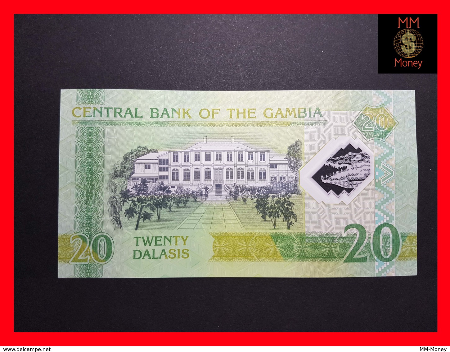 GAMBIA 20 Dalaso 2014  P. 30 *COMMEMORATIVE*  UNC  POLYMER - Gambia