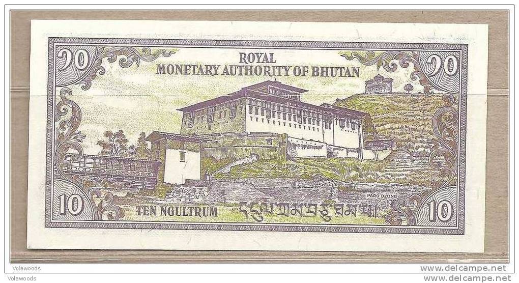 Bhutan - Banconota Non Circolata Da 10 Ngultrum P-22 - 2000 - Bhután
