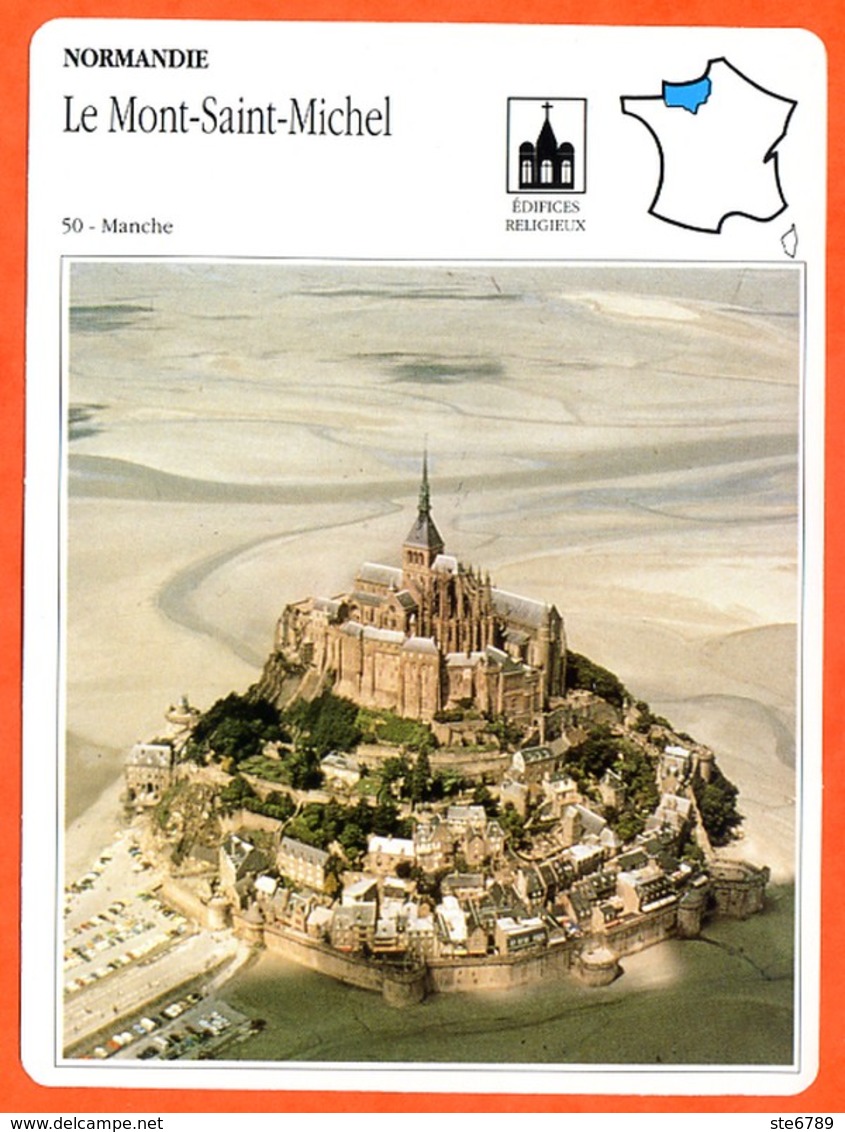 50 LE MONT SAINT MICHEL Manche  NORMANDIE Géographie Fiche Illustrée Documentée - Géographie