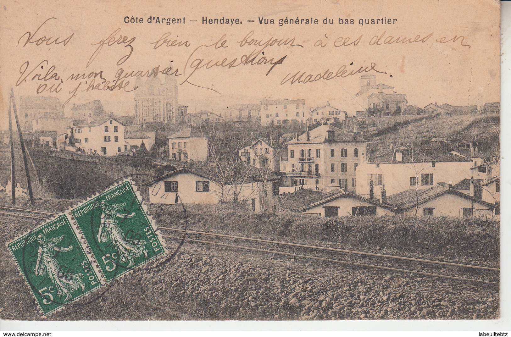 PAYS BASQUE - HENDAYE - Lot De 3 Cartes - Av. Des Palmiers Bas Quartier Embouchure ( Tram )  PRIX FIXE - Hendaye