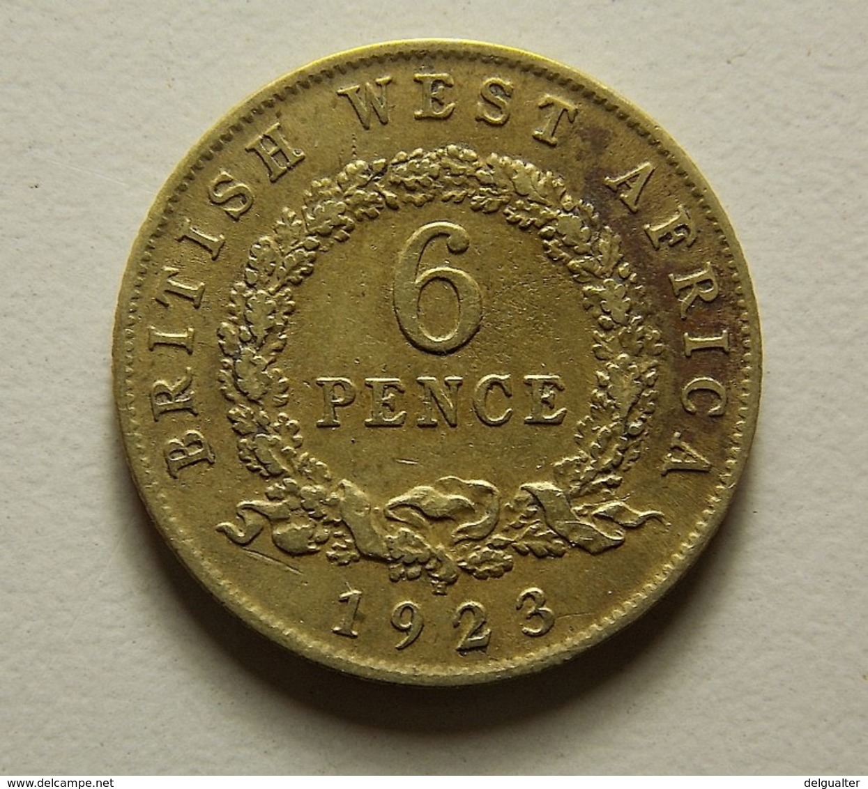 British West Africa 6 Pence 1923 - Autres – Afrique