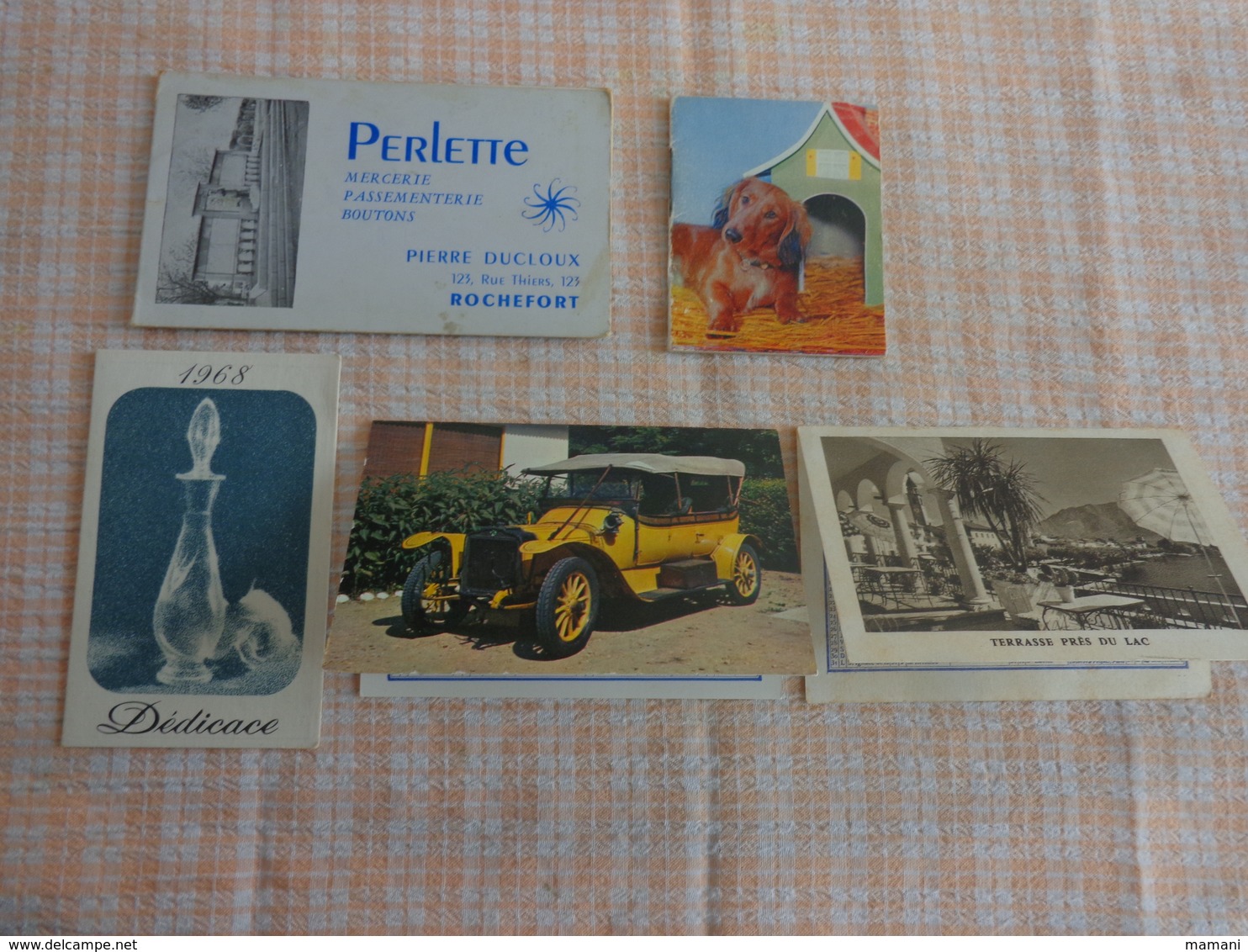 lot petits calendriers pub 1982-1983-1961-1967-1968-1963.