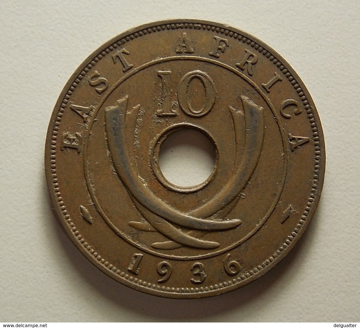 East Africa 10 Cents 1936 - Colonie Britannique