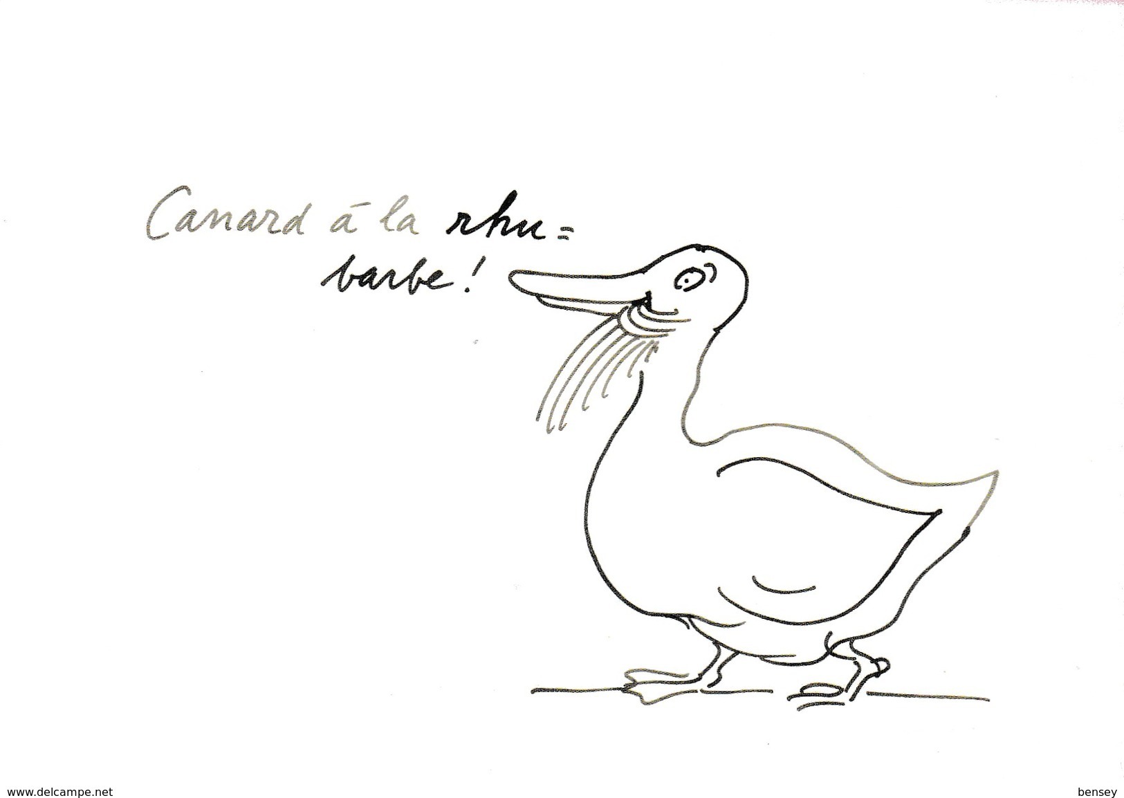 Tomi Ungerer , Canard à La Rhu=barbe - Ungerer