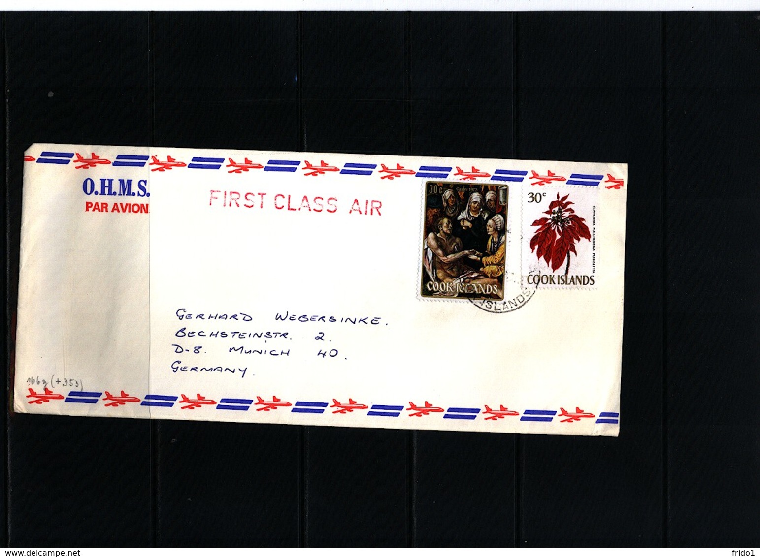 Cook Islands Interesting Airmail  Letter - Cookinseln