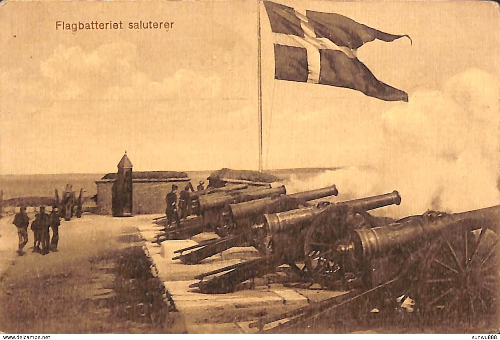 Flagbatteriet Saluterer (canon) - Danemark