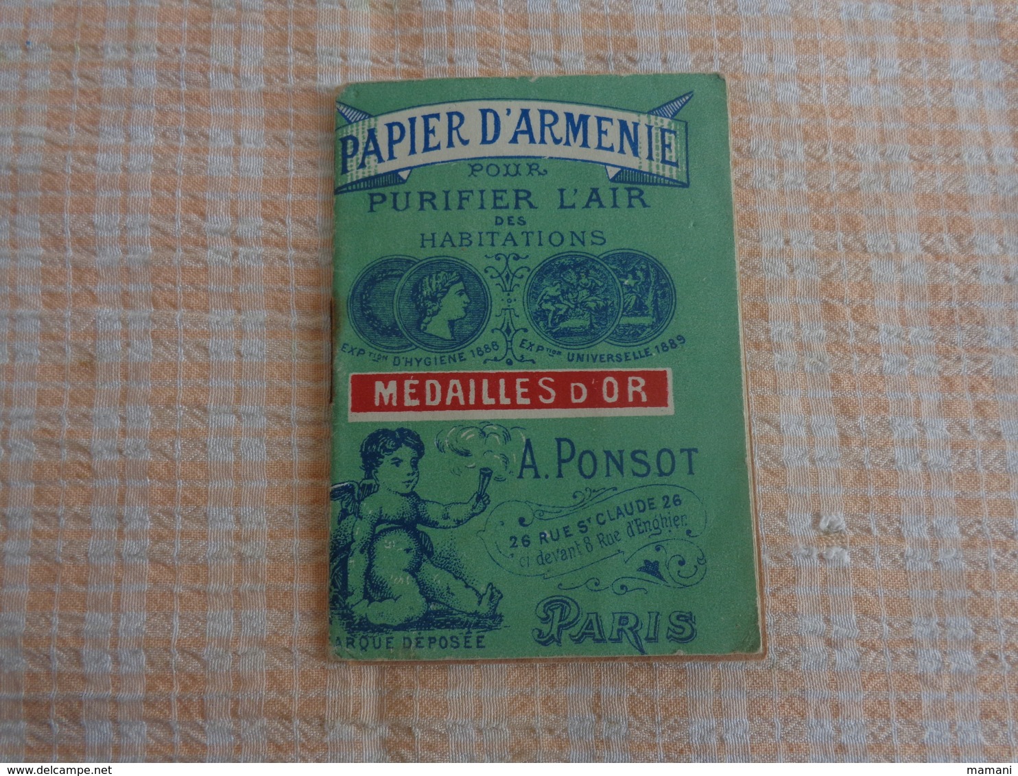 Advertising - papier d'armenie (10 languettes a bruler)