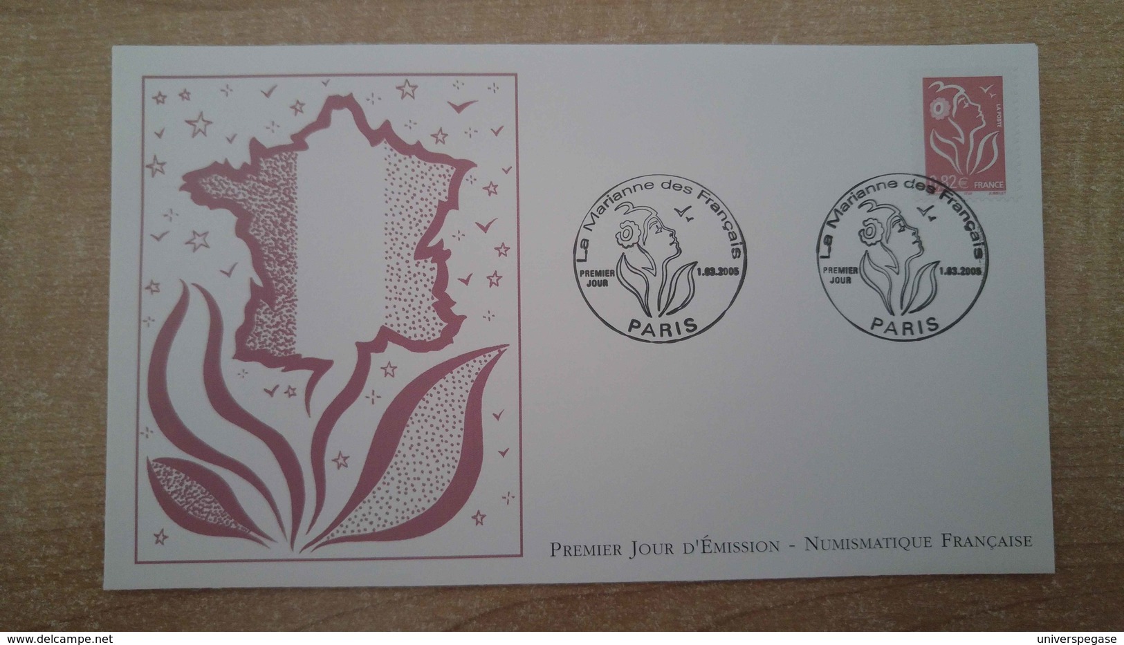 FDC - N°3757 -  La Marianne De Lamouche Vieux Rose 0,82 € - 2000-2009