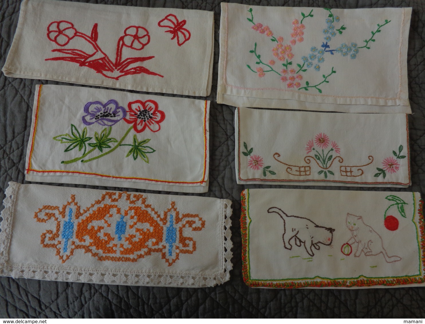 Lot De  91 Porte Serviettes  Vintage..poussin-fleur-chat-poule-chat-alsacienne-lapin-oie-papillon Etc... - Autres & Non Classés