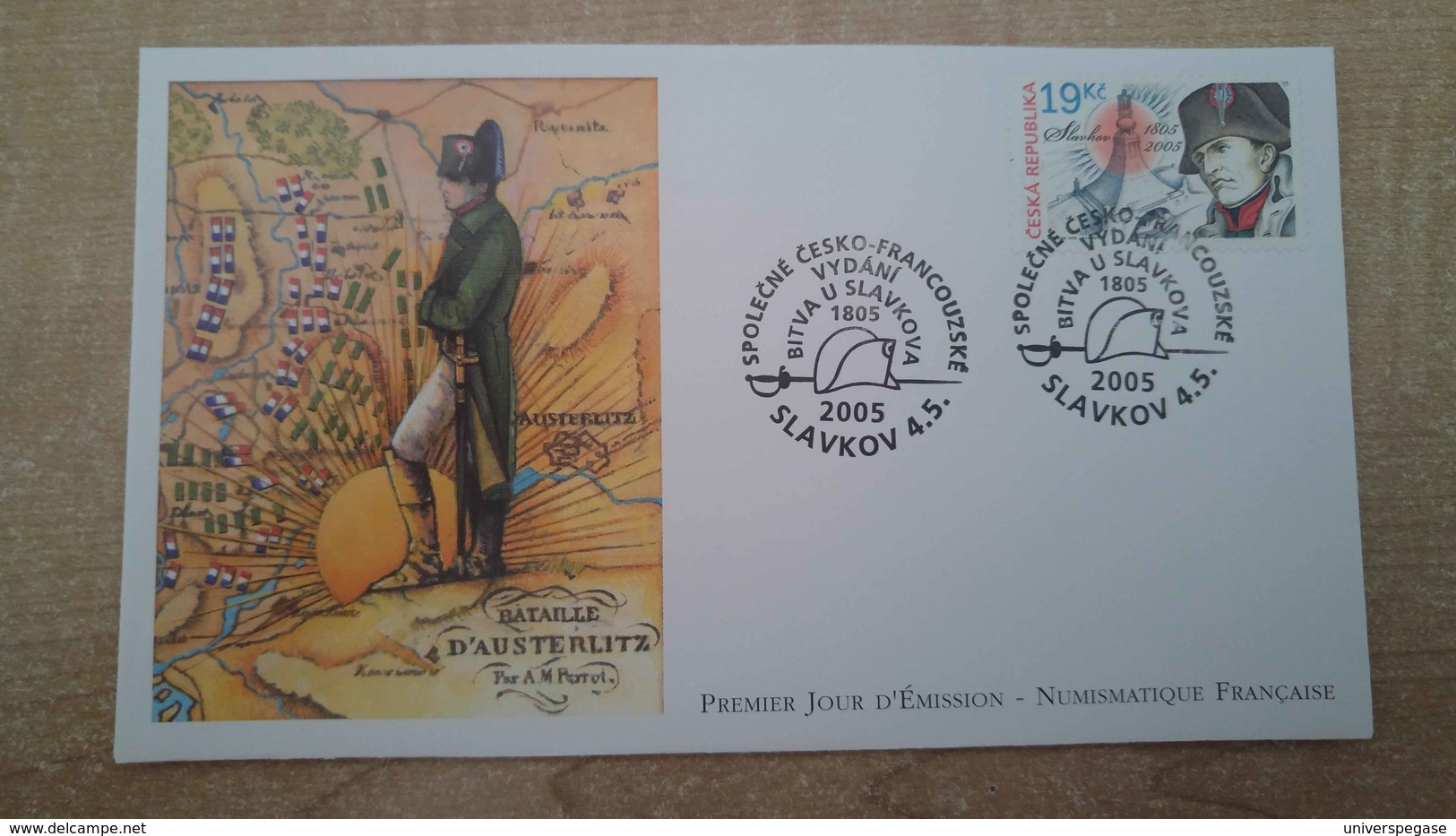 FDC - N°3782 -  Napoléon - Austerlitz 1805 - 2005 - Napoléon