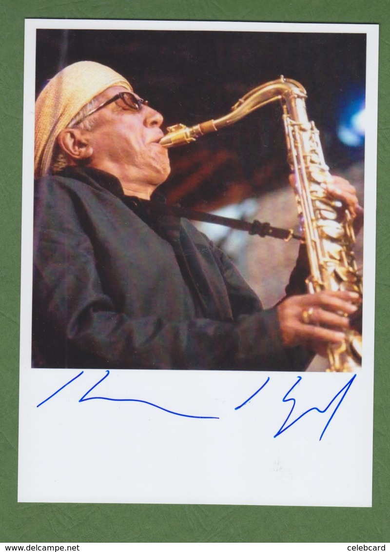 CHARLES LLOYD   AUTOGRAPHE / AUTOGRAMM  Photo 13/18 Cm  *JAZZ* - Autres & Non Classés