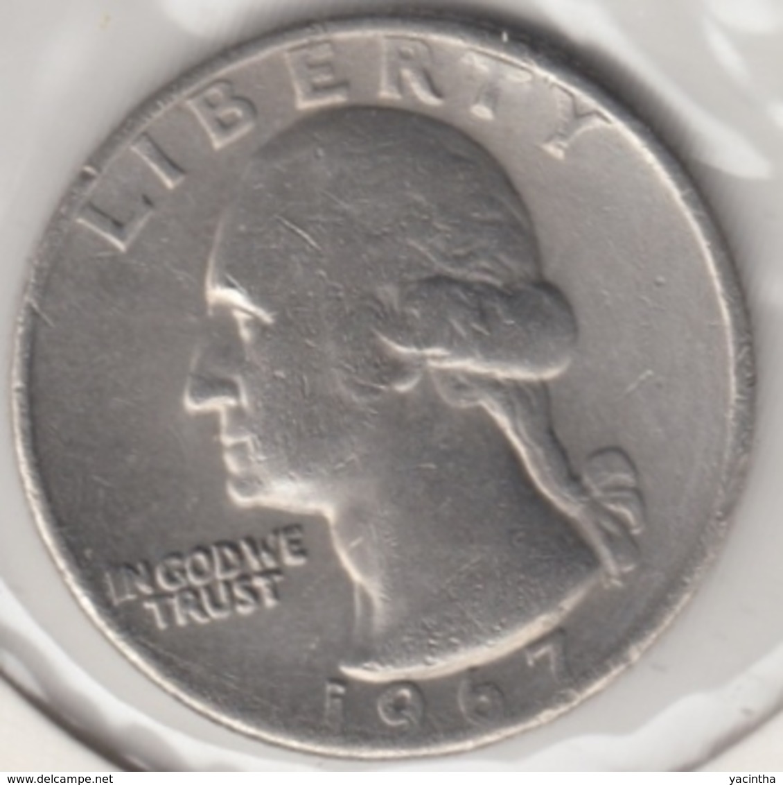 @Y@   United States Of America  Quarter Dollar   1967     (3025 ) - 1932-1998: Washington