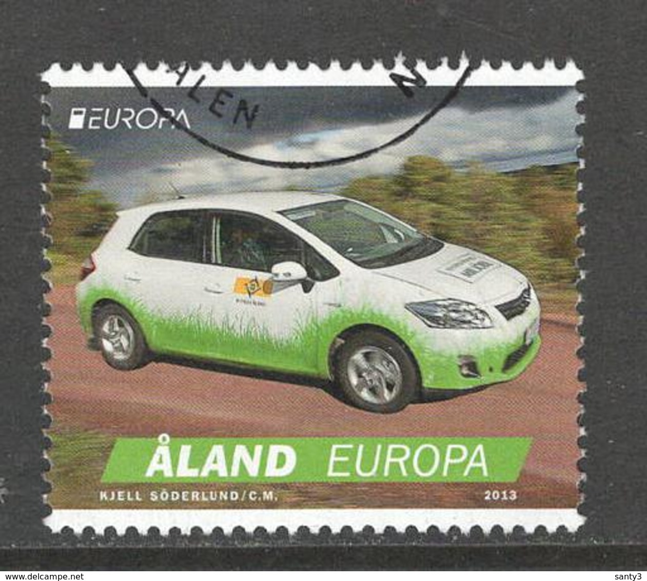 Aland, Yv 376 Jaar 2013, Europa Cept,  Gestempeld, Zie Scan - Aland