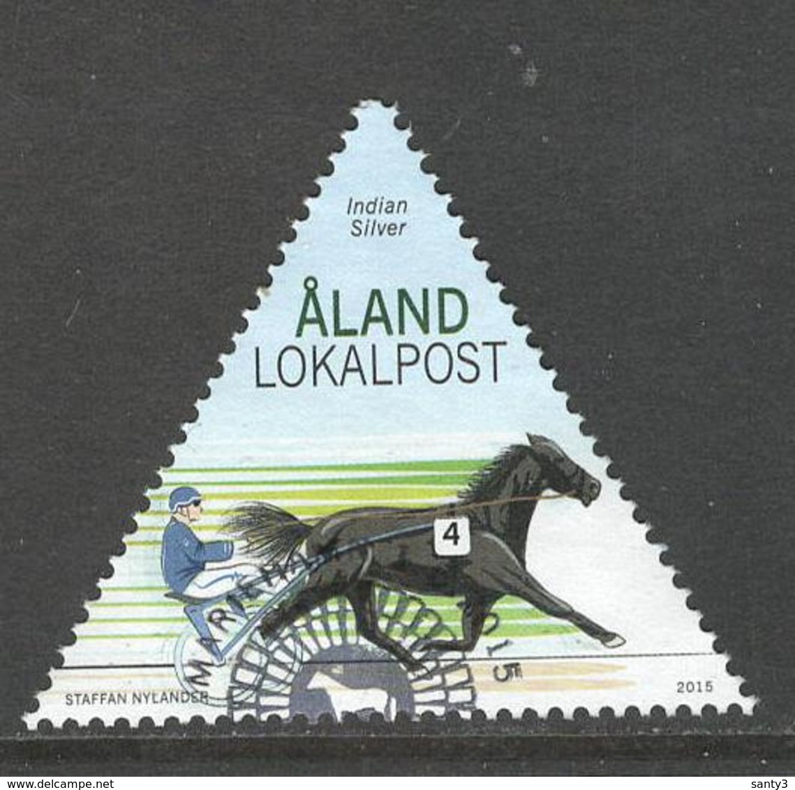 Aland, Yv 406 Jaar 2015, Gestempeld, Zie Scan - Ålandinseln